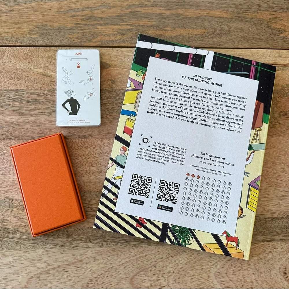 🆕 Hermes Silk Scarves Knotting Cards Deck, Le Monde D’Hermes Chapter 1 Booklet - Picture 3 of 9